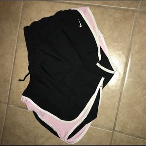 Nike shorts black and pink